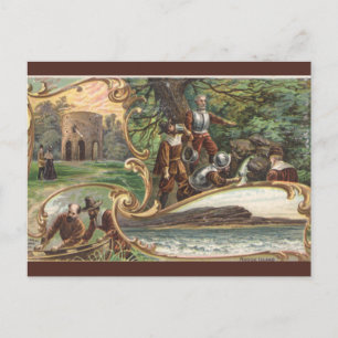 Vintage Rhode Island Postkarte