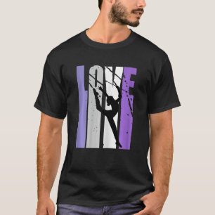 Vintage Rhythmische Gymnastik Lebe Liebe Teampartn T-Shirt