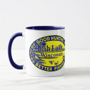 Vintage Rib Lake Wisconsin Tasse