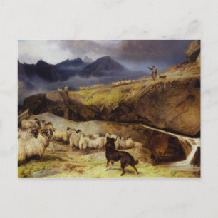 Vintage Richard Ansdell Insel des Himmels Postkarte