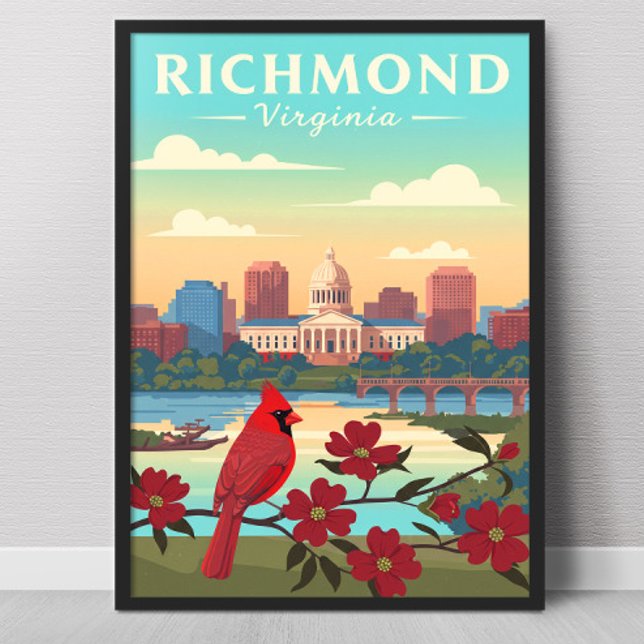 Vintage Richmond Virginia Poster (Von Creator hochgeladen)