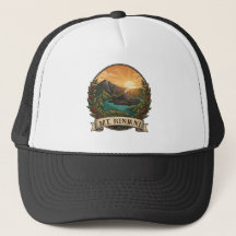 Vintage Rinjani Indonesien Vulkan Retro