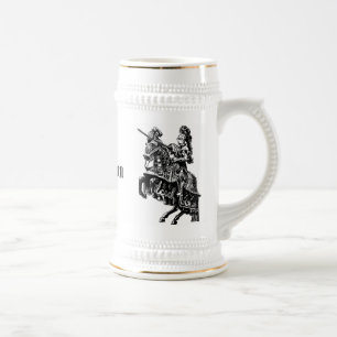 Vintage-Ritter-Stein Bierglas