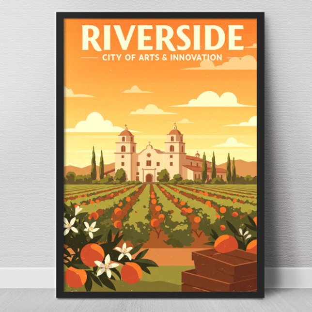 Vintage Riverside Poster (Von Creator hochgeladen)
