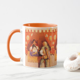 Vintage Robin Hood trifft Maid Marian von NC Wyeth Tasse