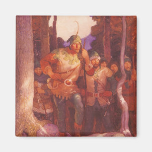 Vintage Robin Hood und seine fröhlichen Männer von Magnet