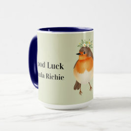 Vintage Robin Vogel Floral Cottagecore Kaffee Tasse