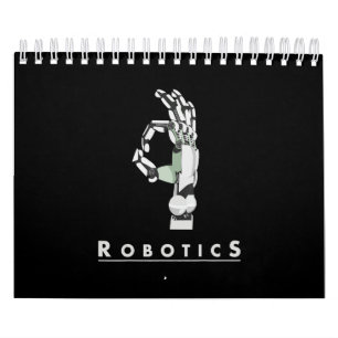 Vintage Robotik-Handbootspende Kalender