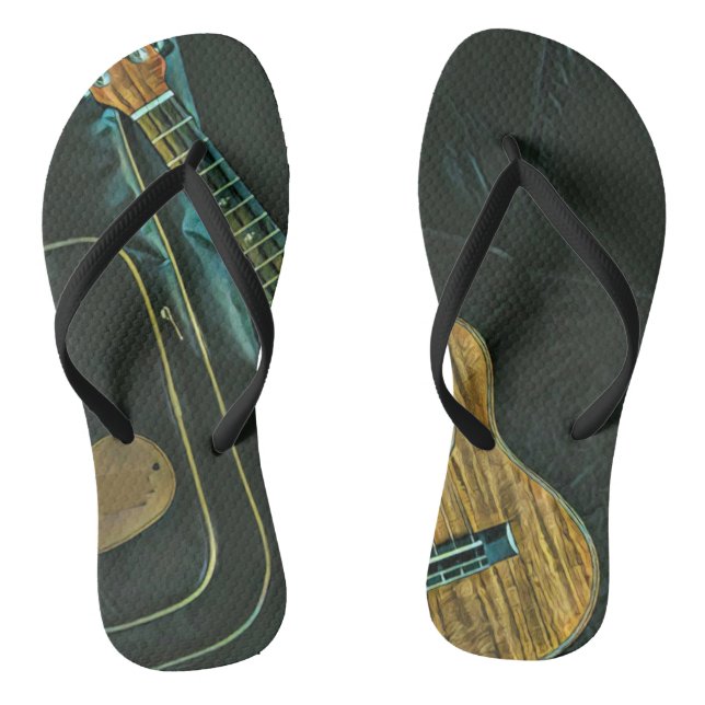 Vintage Rock-Gitarre Flip Flops (Fußbett)