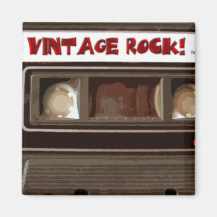 Vintage Rock Magnet