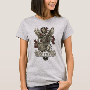 Vintage Rock Skelett Gitarrist T-Shirt