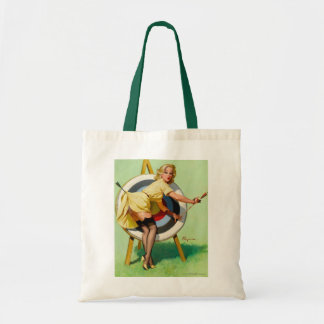 Vintage rockabilly Bombe der Taschentasche Tragetasche