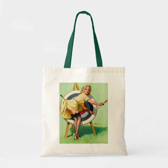 Vintage rockabilly Bombe der Taschentasche Tragetasche (Vorne)