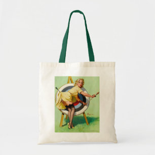 Vintage-Rockabilly-Bombshell-Tasche Tragetasche