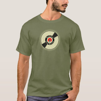 Vintage Rockabilly Vinylaufzeichnung T-Shirt