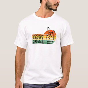 Vintage Rockin' seit 1961 Kassette 60. Geburtstag T-Shirt