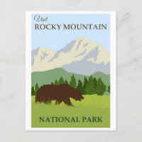 Vintage Rocky Mountain National Park Colorado