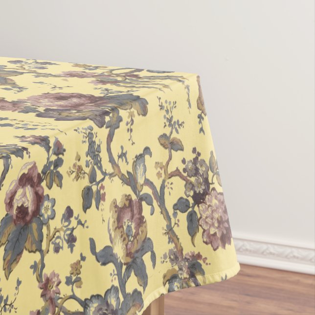 Vintage Rococo Revival Chinoiserie Pattern Tischdecke (Beispiel)