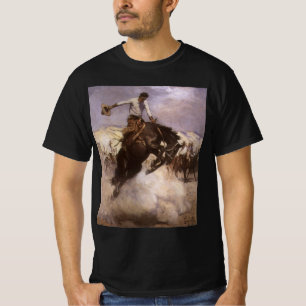 Vintage Rodeo Cowboy, Breezy Riding von WHD Koerne T-Shirt