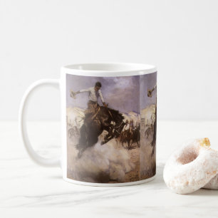 Vintage Rodeo Cowboy, Breezy Riding von WHD Koerne Tasse