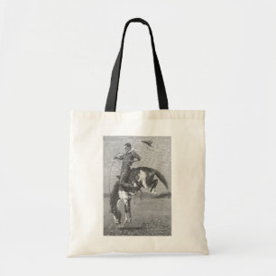 Vintage Rodeo Cowboys, Bucking Bronco von Remingto Tragetasche
