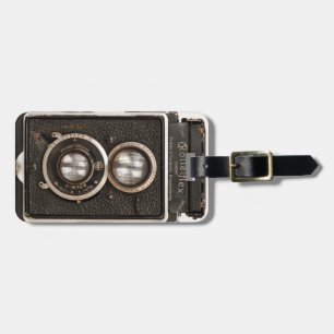 Vintage Rolleiflex Doppellinsekamera Gepäckanhänger