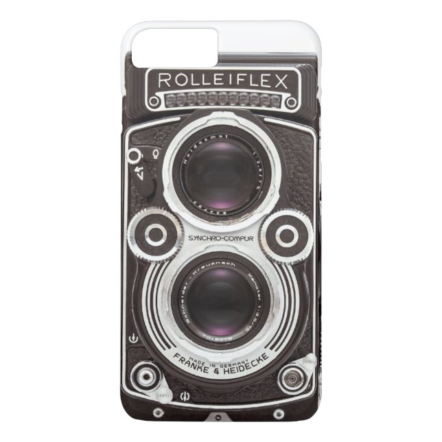 Vintage Rolleiflex Kamera Case-Mate iPhone Hülle (Rückseite)