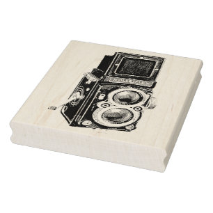 Vintage Rolleiflex mittlere Gummistempel