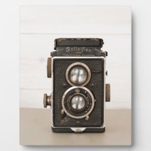 Vintage-Rolleiflex-Zwei-Objektiv-Kamera Fotoplatte