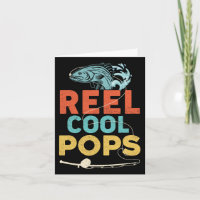 Vintage Rollen Coole Pop Fischen Vatertag Fischer 