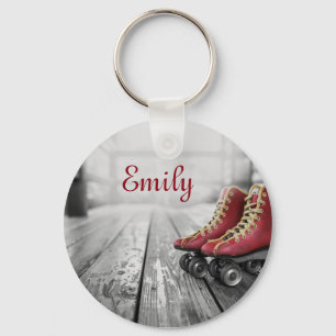 Vintage Roller-Skate Schlüsselanhänger