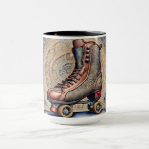 Vintage Roller-Skate Tasse
