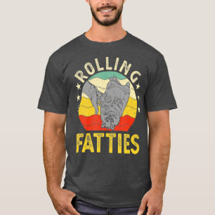 Vintage Rollfatties Katzenkatze Retro Kitty Kitten T-Shirt