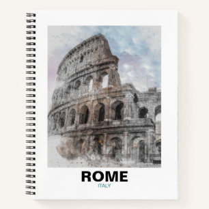 Vintage Rom Kolosseum Reisekalender – Italien Notizbuch