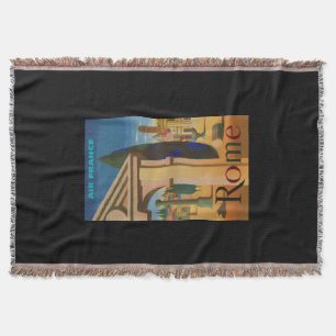 Vintage-Rom-Reiseplakat-Kunst Decke