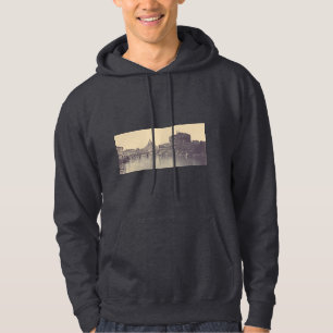 Vintage Rom Tiberburg und Vatikan Feine Kunst Hoodie