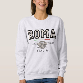 Vintage Roma Italia College Sweatshirt