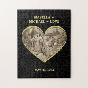 Vintage romanische Ehepaare, Liebe von Mann und Fr Puzzle