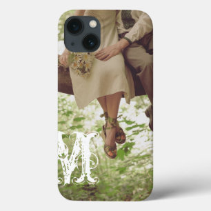 Vintage-Romantik-Liebespaar-Monogramm IPAD-Hülle iPhone 13 Hülle