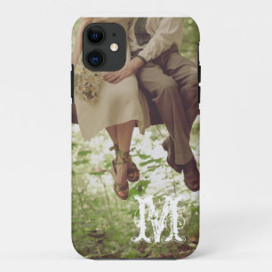 Vintage Romantik Liebespaar Monogramm IPHONE 5 Hül 11 Hülle