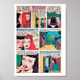 Vintage Romantik Poster