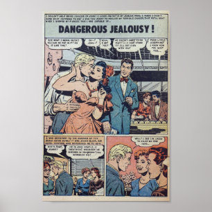 Vintage Romantik Poster