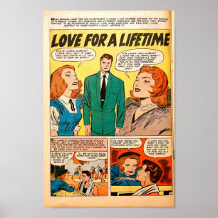 Vintage Romantik Poster