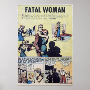 Vintage Romantik Poster