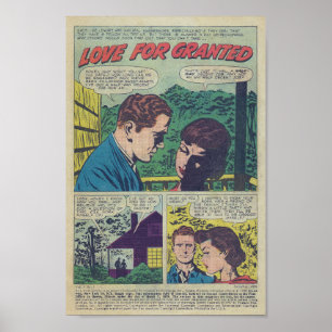 Vintage Romantik Poster