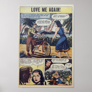 Vintage Romantik Poster
