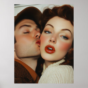 Vintage Romantik Poster