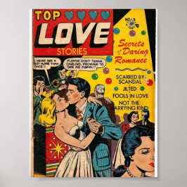 Vintage Romantik Poster