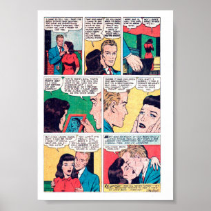 Vintage Romantik Poster