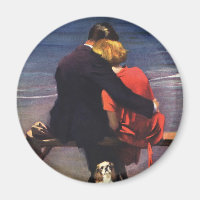 Vintage romantische Liebe, Romantik am Strand